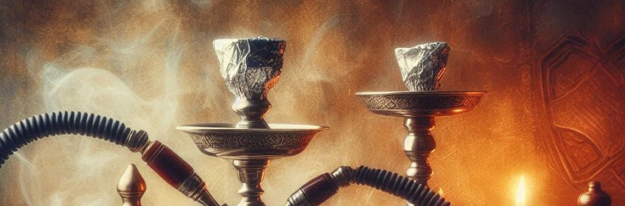 кальян на фольге