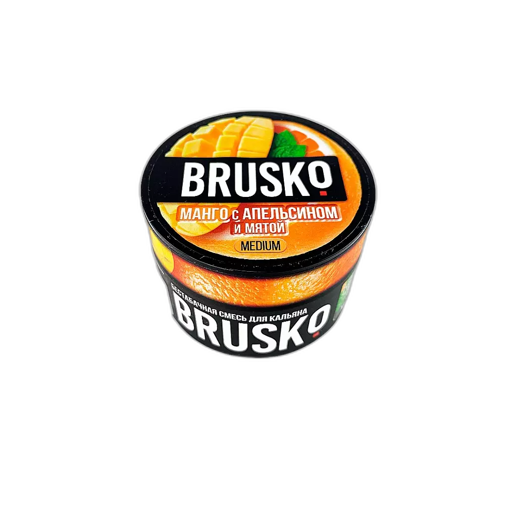 Табак Brusko Манго с апельсином и мятой
